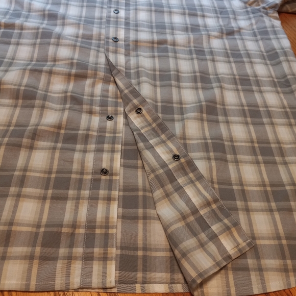 5.11 Tactical Short Sleeve Plaid Snap Up Men's Shirt Size L - Picture 6 of 11